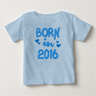 Born in 2016 Baby Boy T-shirt