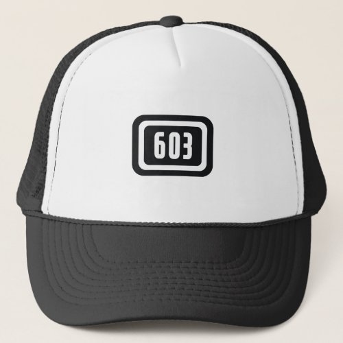 Born in 603 trucker hat