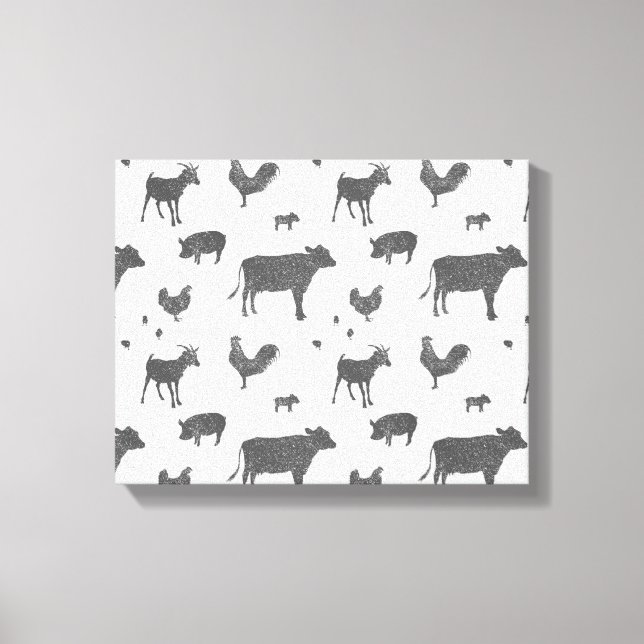 Born in a Barn Canvas Print (Front)