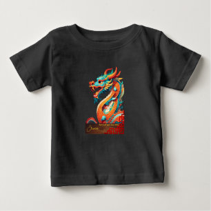 Born in a Dragon Year 2024 personalized Baby B Tee