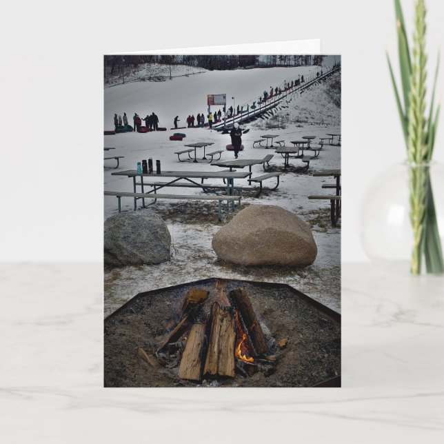 "Born In A Frozen State" Christmas Card (Front)