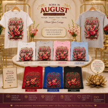 Born in August Gladiolus Edition Women’s Basic