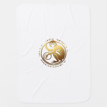 Born In Chinese Monkey Year 2016 Baby Blanket by 2016_Year_of_Monkey at Zazzle