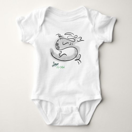 Born in Dragon Year 2024 Original personalized BB2 Baby Bodysuit