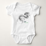 Born In Dragon Year 2024 Original Personalized Bbs Baby Bodysuit at Zazzle