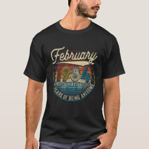 Born In February 1984 38 Yrs Tee Vintage 38Th Birt