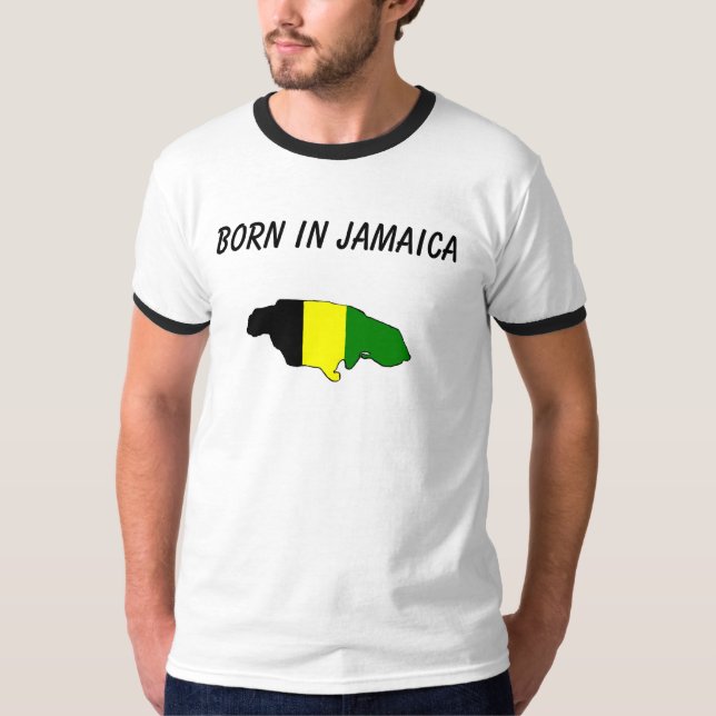 BORN IN JAMAICA/INDEPENDENCE 2007 T-Shirt (Front)