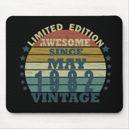 Born in may 1982 vintage birthday mouse pad