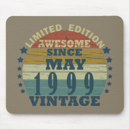 Born in may 1999 vintage birthday mouse pad