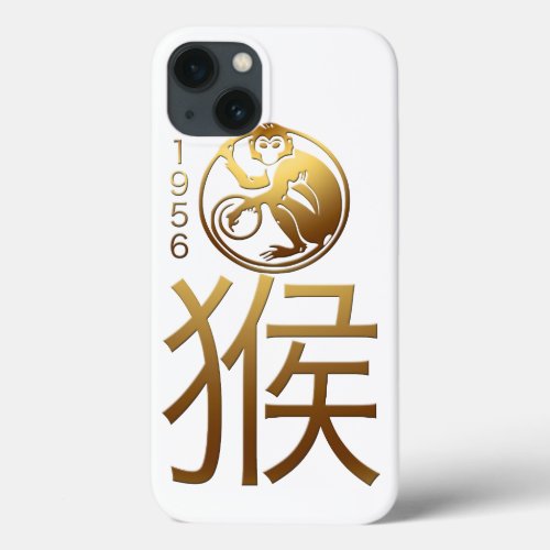 Born in Monkey Year 1956 _ Chinese Astrology iPhone 13 Case