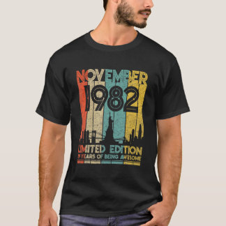 Born In November 1982 Birthday Limited Edition 39 T-Shirt