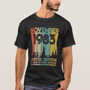 Born In November 1983 Birthday Limited Edition 38 T-Shirt