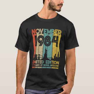 Born In November 1984 Birthday Limited Edition 37 T-Shirt