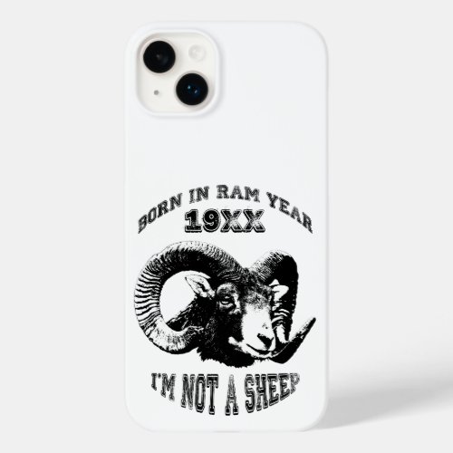 Born in Ram Year 1931 1943 1955 Im not a Sheep iC Case_Mate iPhone 14 Plus Case