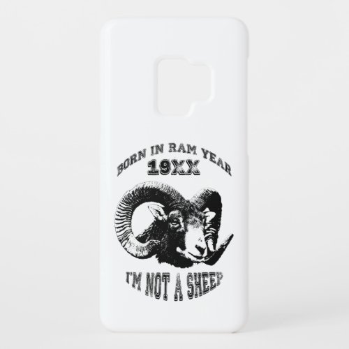 Born in Ram Year 1931 1943 1955 Im not a Sheep SC Case_Mate Samsung Galaxy S9 Case