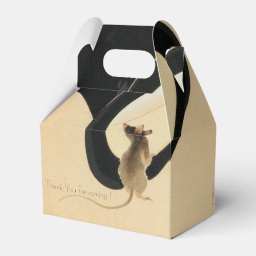 Born in Rat Year Chinese Zodiac Thank You Favor B Favor Boxes
