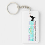 Born In Rooster Year Personality Custom Keychain 1 at Zazzle