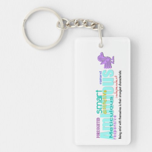 Born in Rooster Year Personality custom Keychain 2