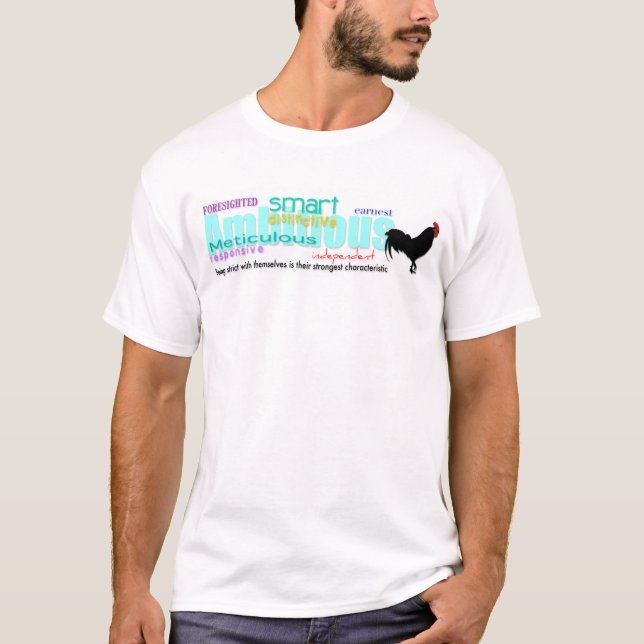 Born in Rooster Year Personality Shirt 1 (Front)
