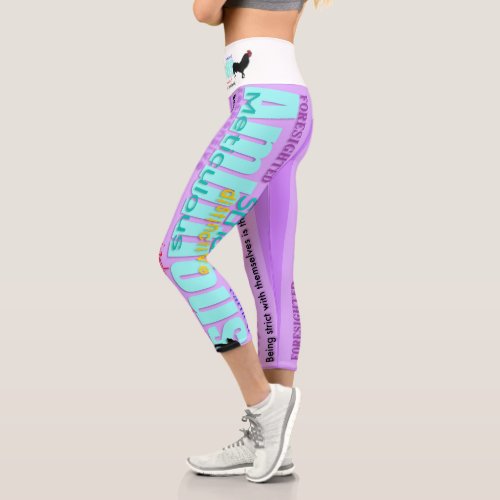 Born in Rooster Year Personality Traits HWCL Capri Leggings