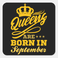 BORN IN SEPTEMBER Birthday Queen Women Girls