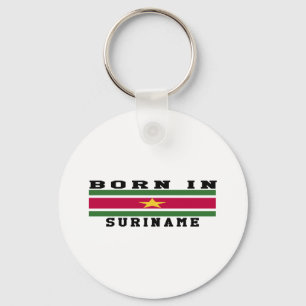 Born In Suriname Keychain