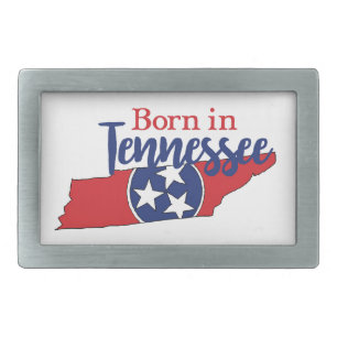 Born in Tennessee State Symbols Volunteer State Belt Buckle