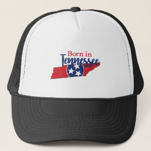 Born in Tennessee State Symbols Volunteer State Trucker Hat