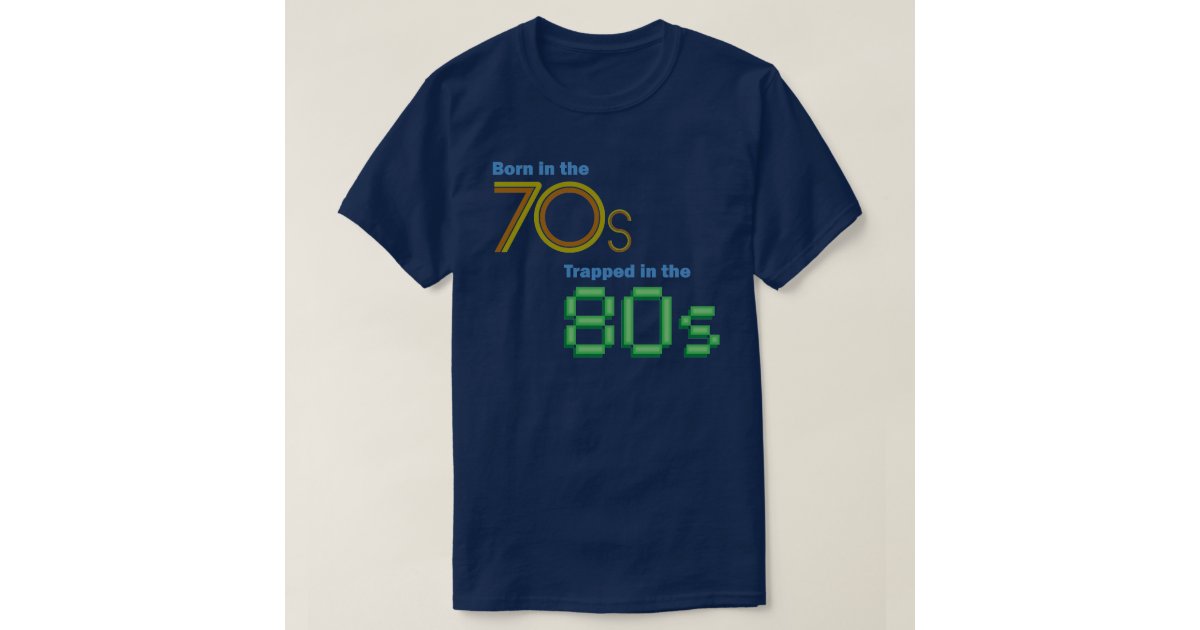 Born in 1970s Vintage 70's retro style disco fonts' Men's T-Shirt