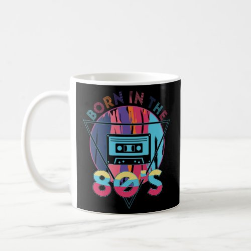 Born in The 80s Vintage Cassette Tape  Coffee Mug