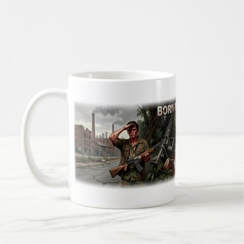 Born in the USA Vietnam Veteran Story Mug