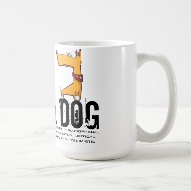 Born in the Year of the Dog Coffee Mug (Right)