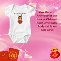 Born in the Year of the Horse Chinese Costume
