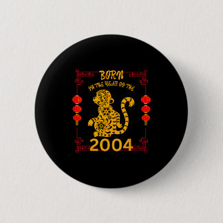 Born In The Year Of The Monkey 2004 Chinese New Ye Button