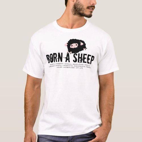 Born in the Year of the Sheep T_Shirt