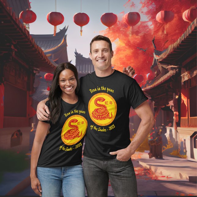 Born in the year of the Snake Chinese New Year bda T-Shirt (Creator Uploaded)