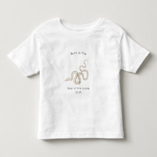 Born in the Year of the Snake Chinese Zodiac Toddler T-shirt