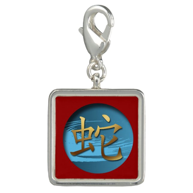 Born in Water Snake Year 2013 Charm (Front)