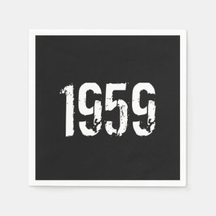 Born in Year 1959 Napkins