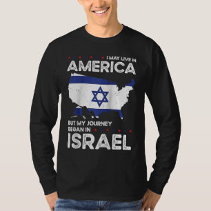 Born Israeli Israel American USA Citizenship Ragla T-Shirt