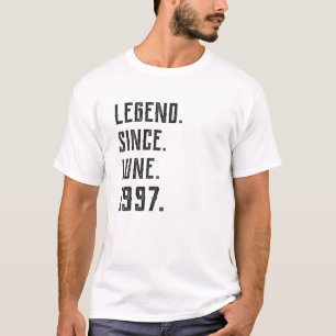 Born June 1997 Legend Since 1997 24 Year Old T-Shirt