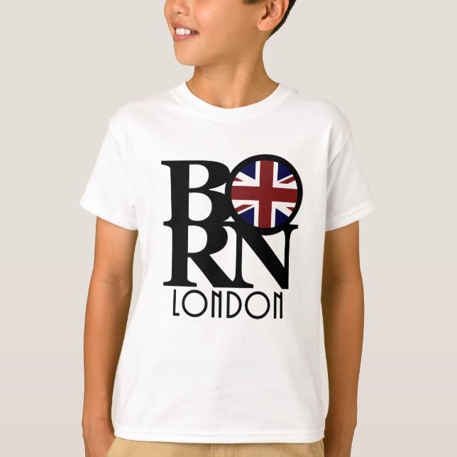 BORN London England T-Shirt (Front)