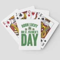 Born Lucky On St Patrick's Day Irish Birthday 