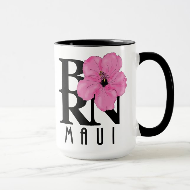 BORN Maui Pink 15oz Mug (Right)