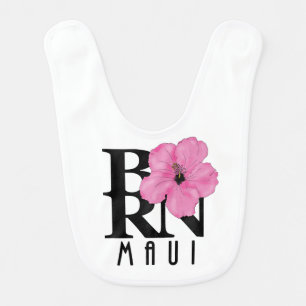 BORN Maui Pink Baby Bib