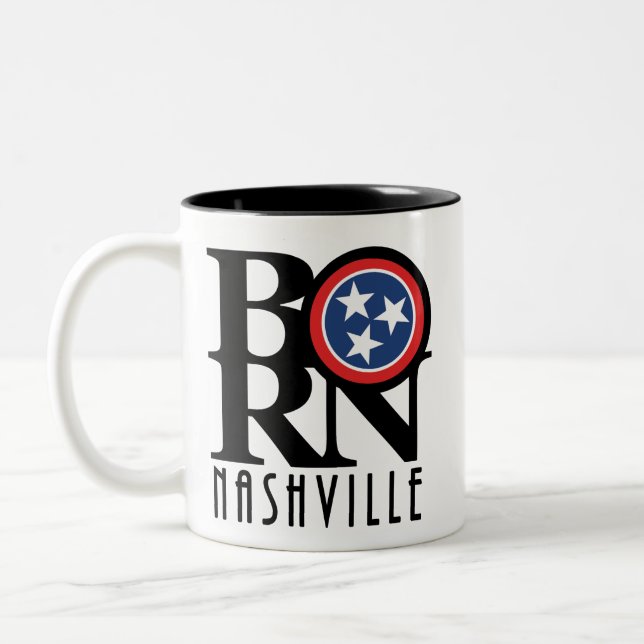 BORN Nashville Two-Tone Coffee Mug (Left)