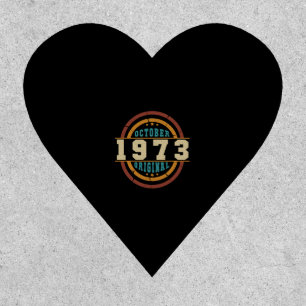 Born October 1973 Original Retro Patch