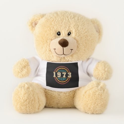 Born October 1973 Original Retro Teddy Bear