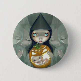 "Born of a Pumpkin" Button