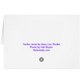 Born of Jesus Card (Back Horizontal)